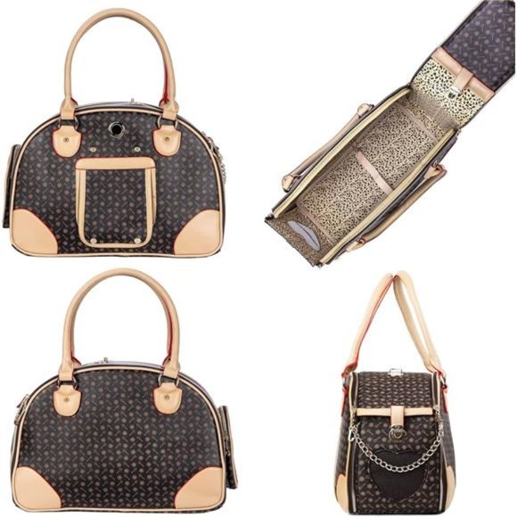 Luxury Pet Carrier, Puppy Small Dog Carrier, Cat Carrier Bag, Waterproof - Picture 3 of 8